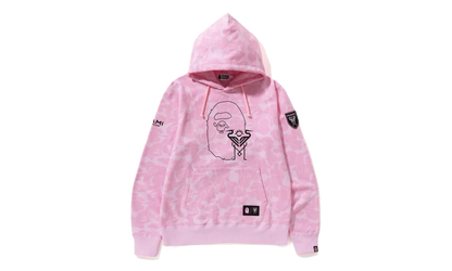 BAPE x Inter Miami CF Camo Pullover Hoodie "Pink" BIMCFCPHSP