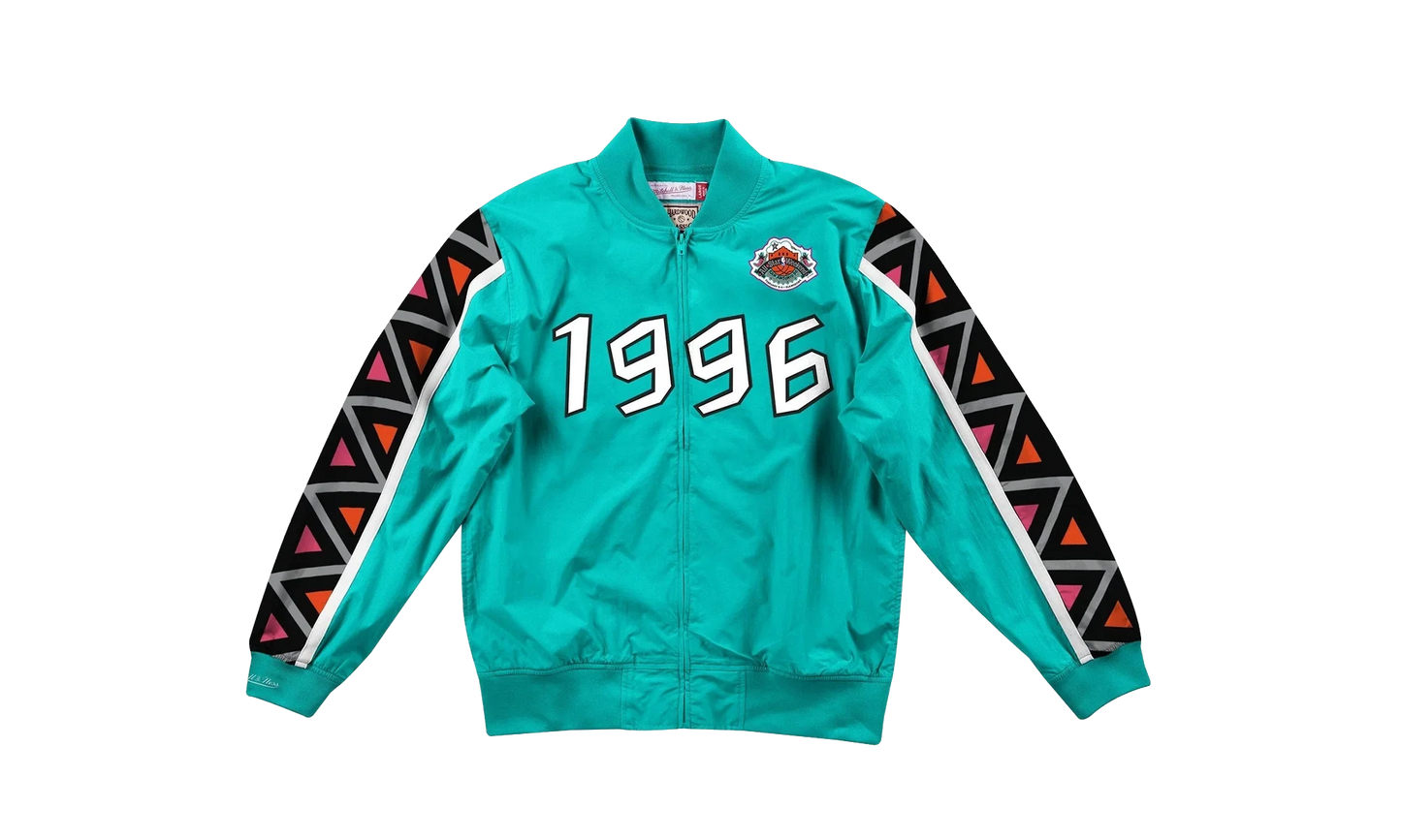 NBA Full-Zip Hook Shot Jacket "1996 All-Star Game - Teal" FLZPAJ19004 ASGTEAL96