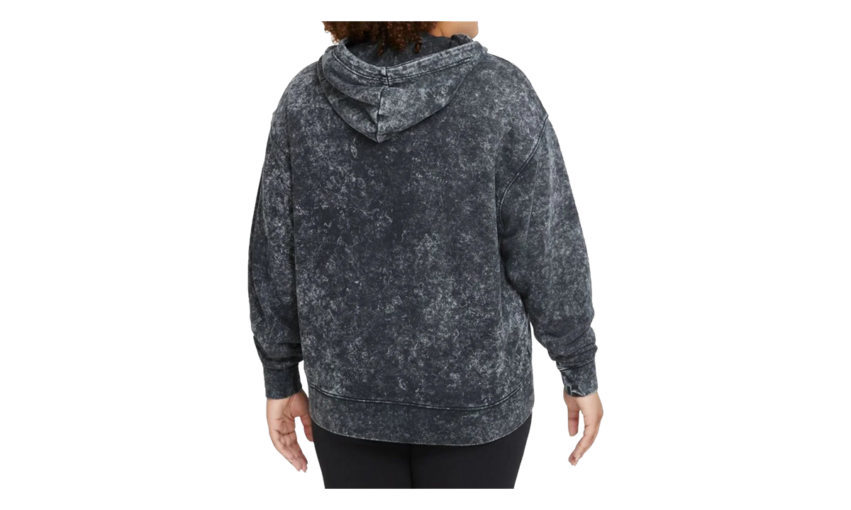 Washed Fleece Hoodie WMNS "Black / White" DD5640 010