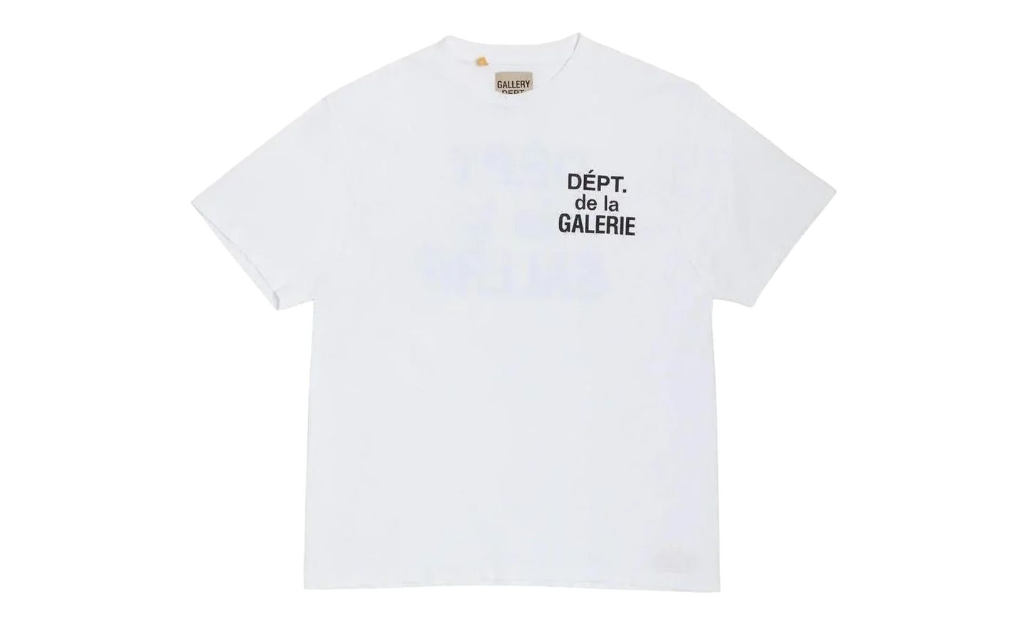 French T-Shirt "White / Black" GD016