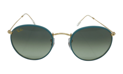 ROUND FULL COLOR SUNGLASSES "PETROLEUM ON LEGEND GOLD" RB3447JM-9196BH_50