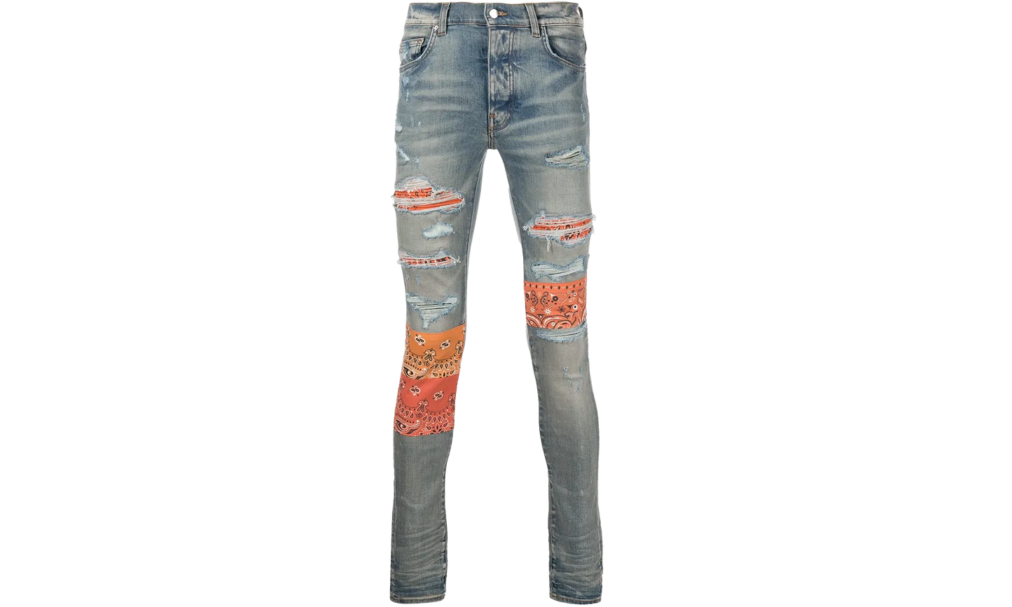 Vintage Bandana Artpatch Jean Clay Indigo "CLAY INDIGO" PS22MDS140 CLAY INDIGO