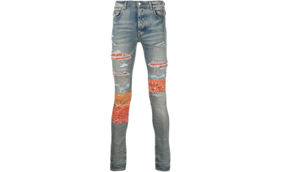 Vintage Bandana Artpatch Jean Clay Indigo "CLAY INDIGO" PS22MDS140 CLAY INDIGO
