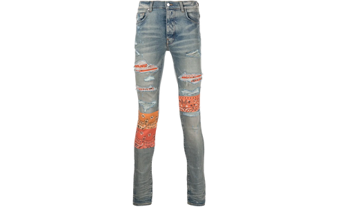 Vintage Bandana Artpatch Jean Clay Indigo "CLAY INDIGO" PS22MDS140 CLAY INDIGO