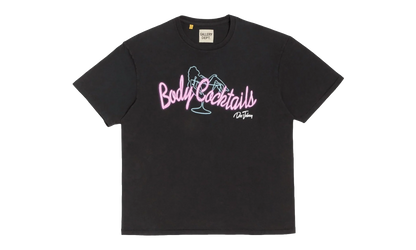 Doc Johnson Body Cocktails Logo Short Sleeve Tee Shirt "Black Multi" BDC 1000