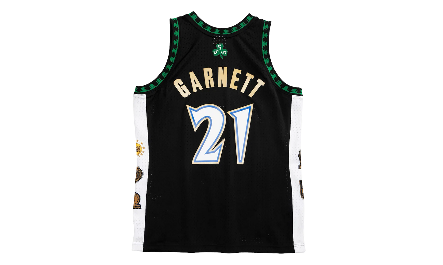 NBA Kevin Garnett Swingman Jersey "1995 Minnesota Timberwolves - Black" SMJYCP20029 MTIBLCK95KGA