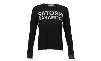 Logo Thermal Long Sleeve Shirt "Black White" FW25LS001 BLK