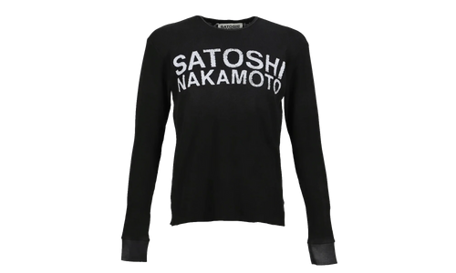 Logo Thermal Long Sleeve Shirt "Black White" FW25LS001 BLK