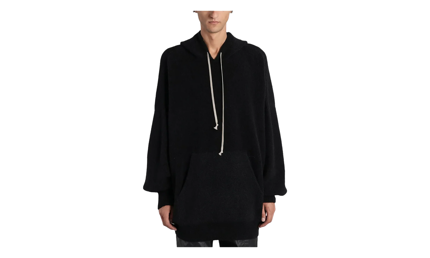 Knitted Hun Hoodie "Black" RR02E1698 KWP 09