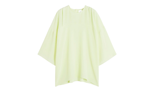 SILK ROUND NECK BLOUSE "CITRON" RW TO0004 4868 P23 87