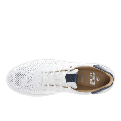 Anders Perforated U-Throat Lace Up Sneakers