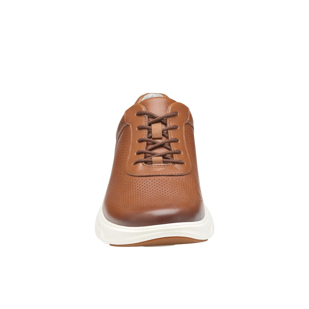 Reactivate U Throat Perforated Lace Up Sneakers