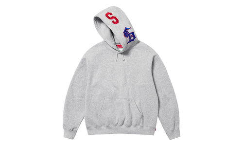 Multi S Logo Hooded Sweatshirt "Heather Grey" SU26845