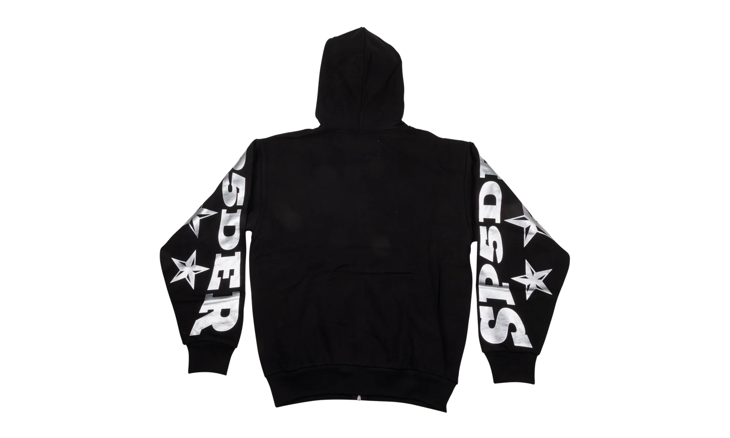 MX555 ZIP HOODIE "Black" SP5der303