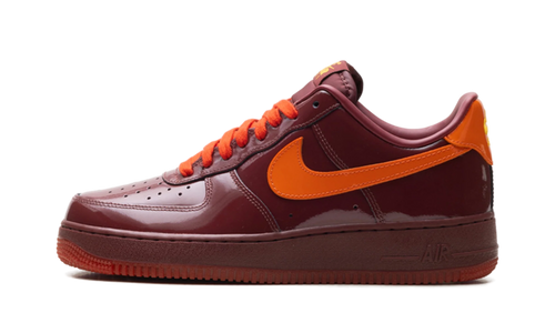 Air Force 1 Low "Patent Leather Dark Team Red Safety Orange" IO4489 601