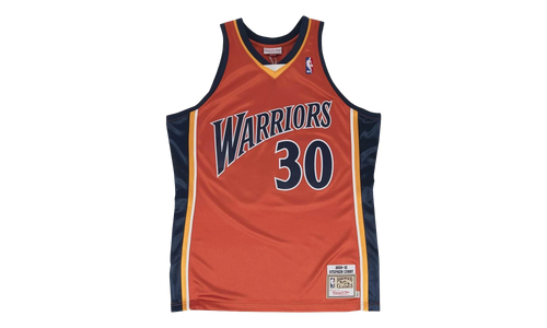 NBA Stephen Curry Authentic Jersey "2009-10 Golden State Warriors - Orange" 72263W309SCURR
