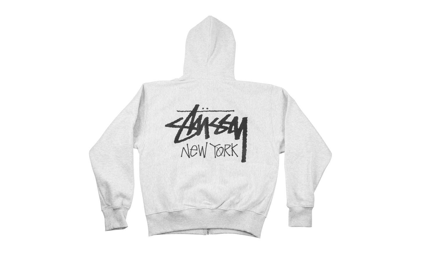 New York Chapter Hooded Zip "Ash Heather" STUS348