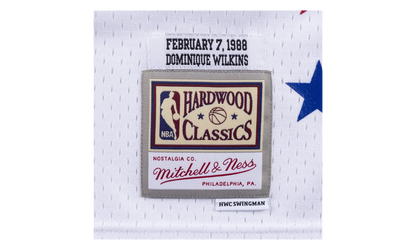 NBA Dominique Wilkins Swingman Jersey "1988 All-Star - White" SMJYBW18018 ASEWHIT88DWI