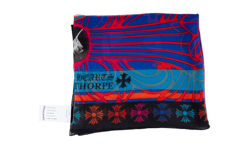 Silk Scarf "Blue Multi Color" CHRM0943