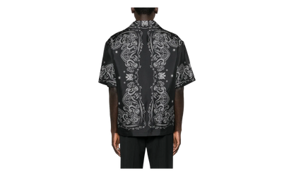 Bandana Paint Bowling Shirt "Black" AMTOSH1049 001