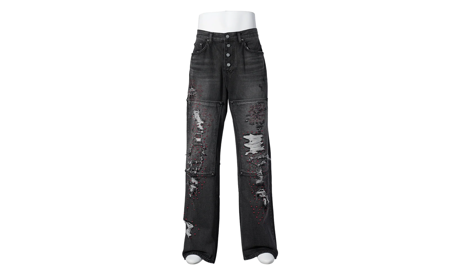 Vintage Double Knee Pants "Black" TC25PT2802