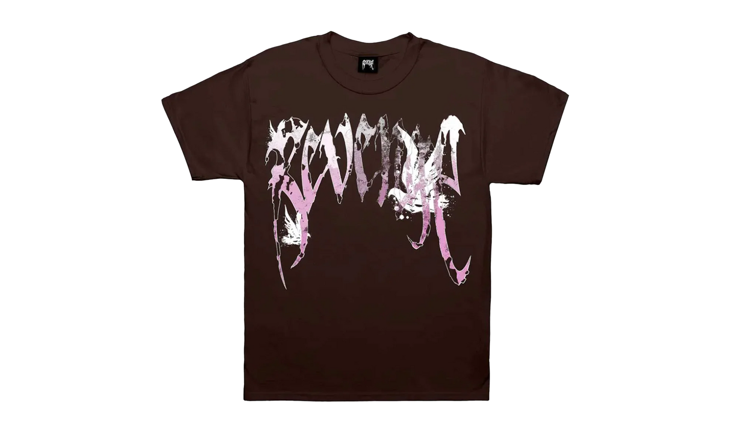 Graffiti Dove T-Shirt "Brown / Pink" Y1Q5KV9W