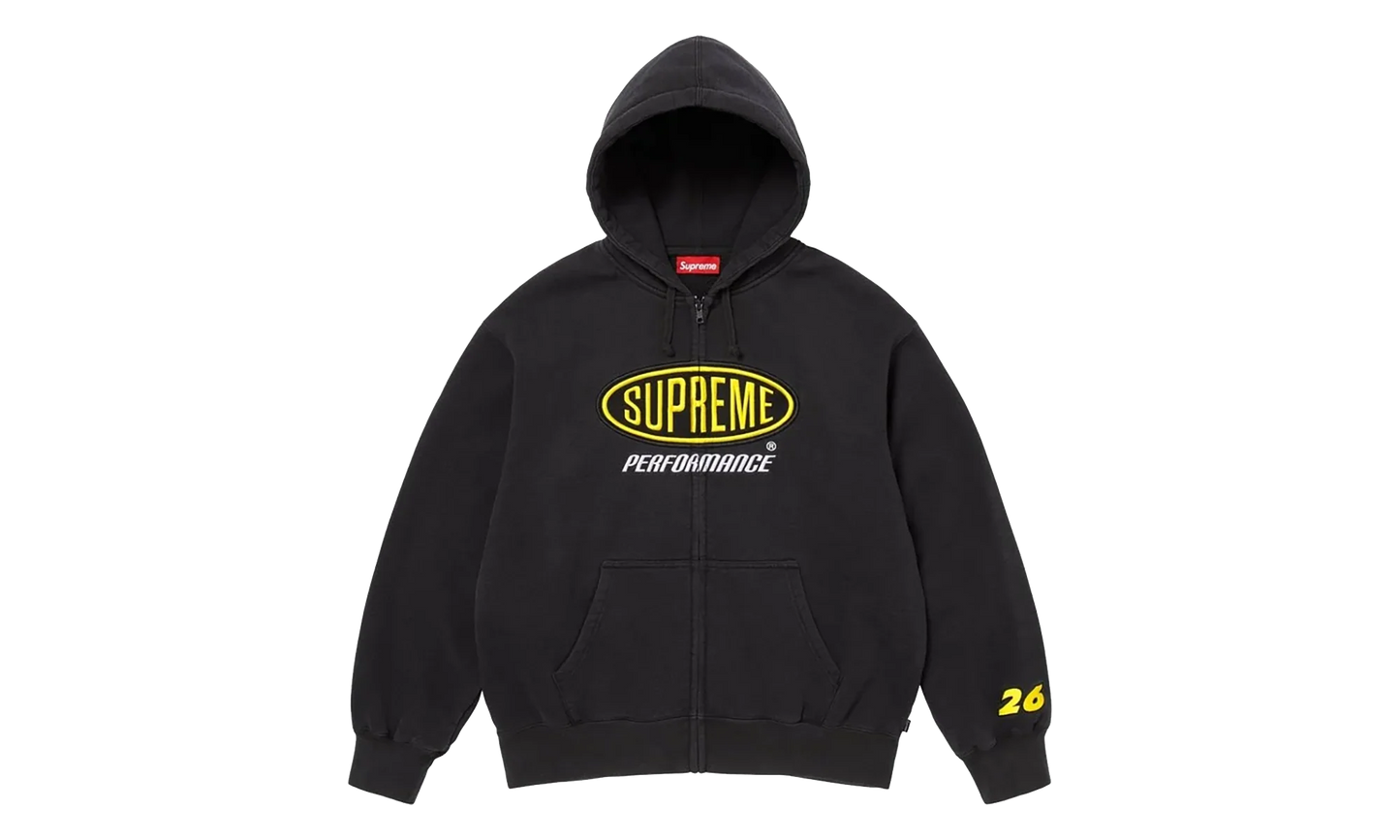 Performance Zip Up Hoodie "SS26 - Black" SU27266