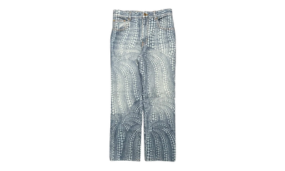 Yayoi Kusama All Over Dots Pumpkin Jeans "Indigo" 1AB60D