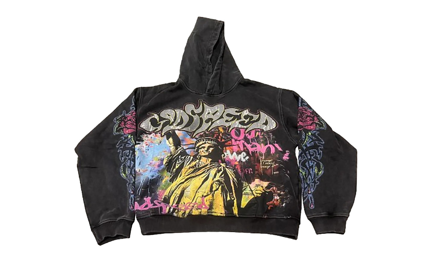 Vandal Hoodie "Black Wash" GS018