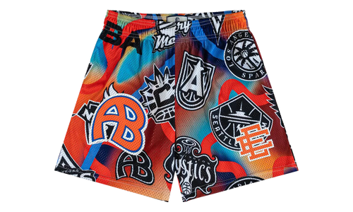 EE BASIC SHORT "SS24 - Orange/Pink" EE724