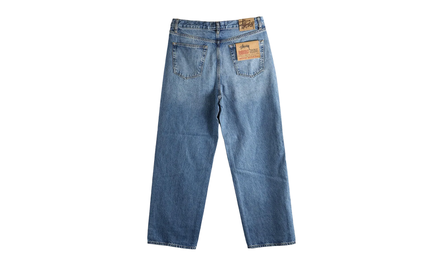 Relaxed Denim Jeans "MEDIUM BLUE" 116671 MEDB