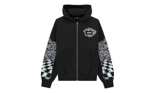 Chateau Sketch Zip-Up Hoodie "Black" AMTOJR1099 001