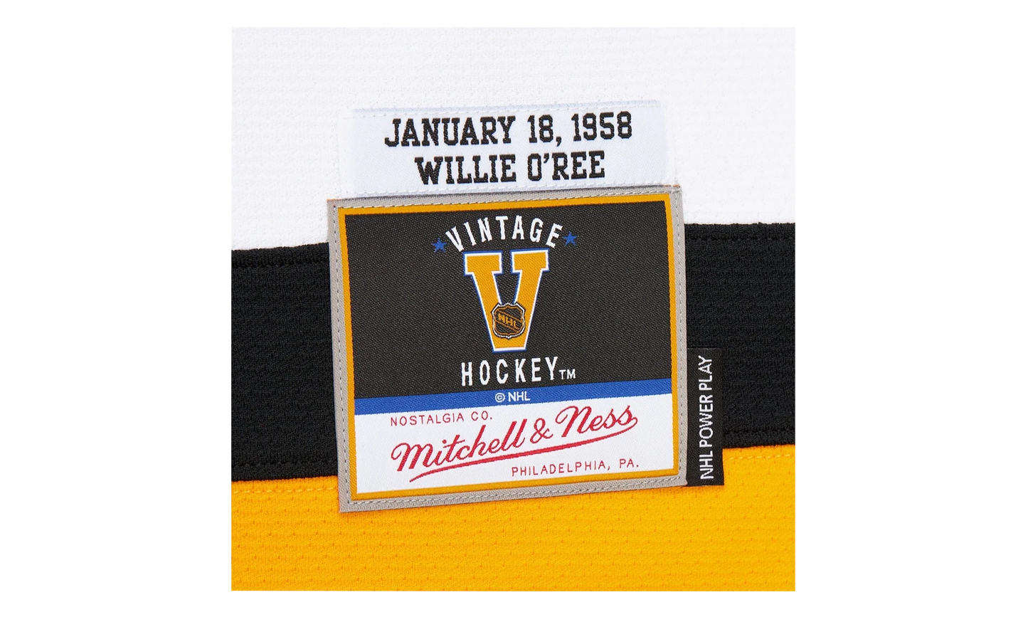 Power Play Willie O'Ree Player Jersey "1958 Boston Bruins - White" RJY77731 BBN58WORWHIT