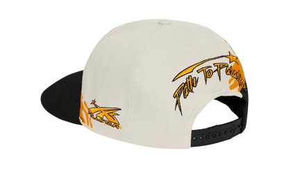 Paintbrush Snapback Hat "Orange / Black" HSR152