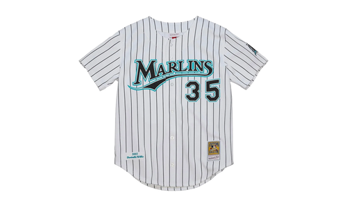 MLB Dontrelle Willis Home World Series Jersey "2003 Florida Marlins – White / Black" AJY15338 FMA03DWSWHBK