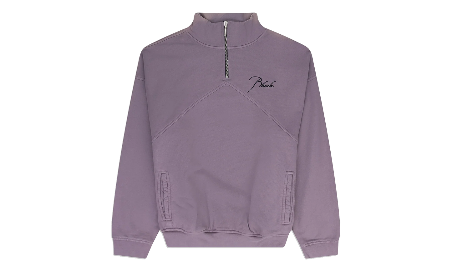 Quarter Zip Sweatshirt "Purple" RHDMTPS0105 PPL