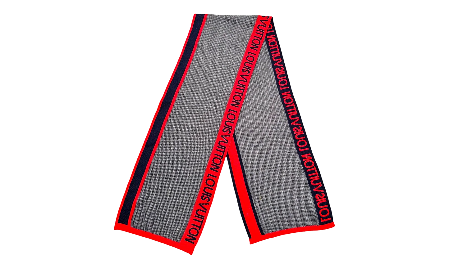 Generation Wool Scarf "Grey/Red" M71255