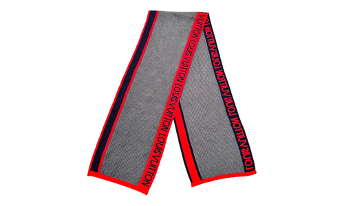 Generation Wool Scarf "Grey/Red" M71255