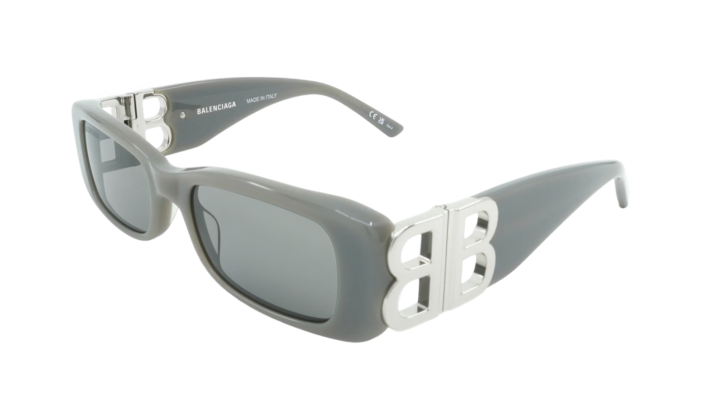 Rectangular Frame Sunglasses WMNS "Grey / Silver" BB0096S 014