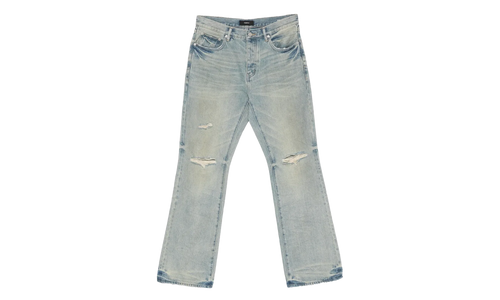 Dirty Fade Down Bootcut "Light Indigo" P026 DFDR525