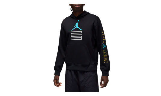 AJ11 Gamma Fleece Pullover Hoodie "Black" IQ6970 010