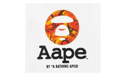 AAPE OG Moonface T-Shirt "White Orange Camo" B762DA4F