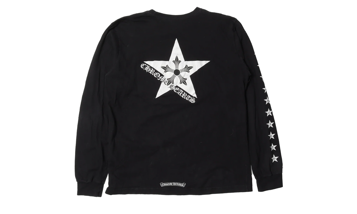 Stars Long Sleeve T-Shirt "Black" CHRM0689