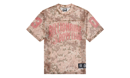 Varsity Logo Mesh T-Shirt "Doeskin" 861 2319 DOE