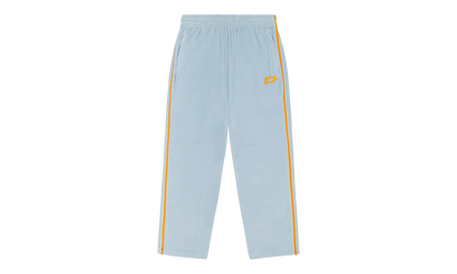 5Q Zip Velour Warmup Track Pants "Light Blue" DT434