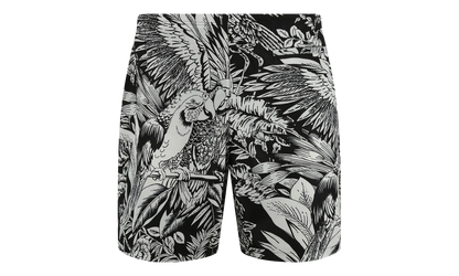 Jungle Parrots Swimshort "Black / Off White" PMFA005S22FAB0011001