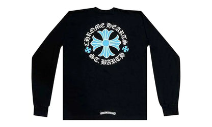 Longsleeve Pocket Crew "St. Barths Exclusive 2025 - Black" CHRM0678