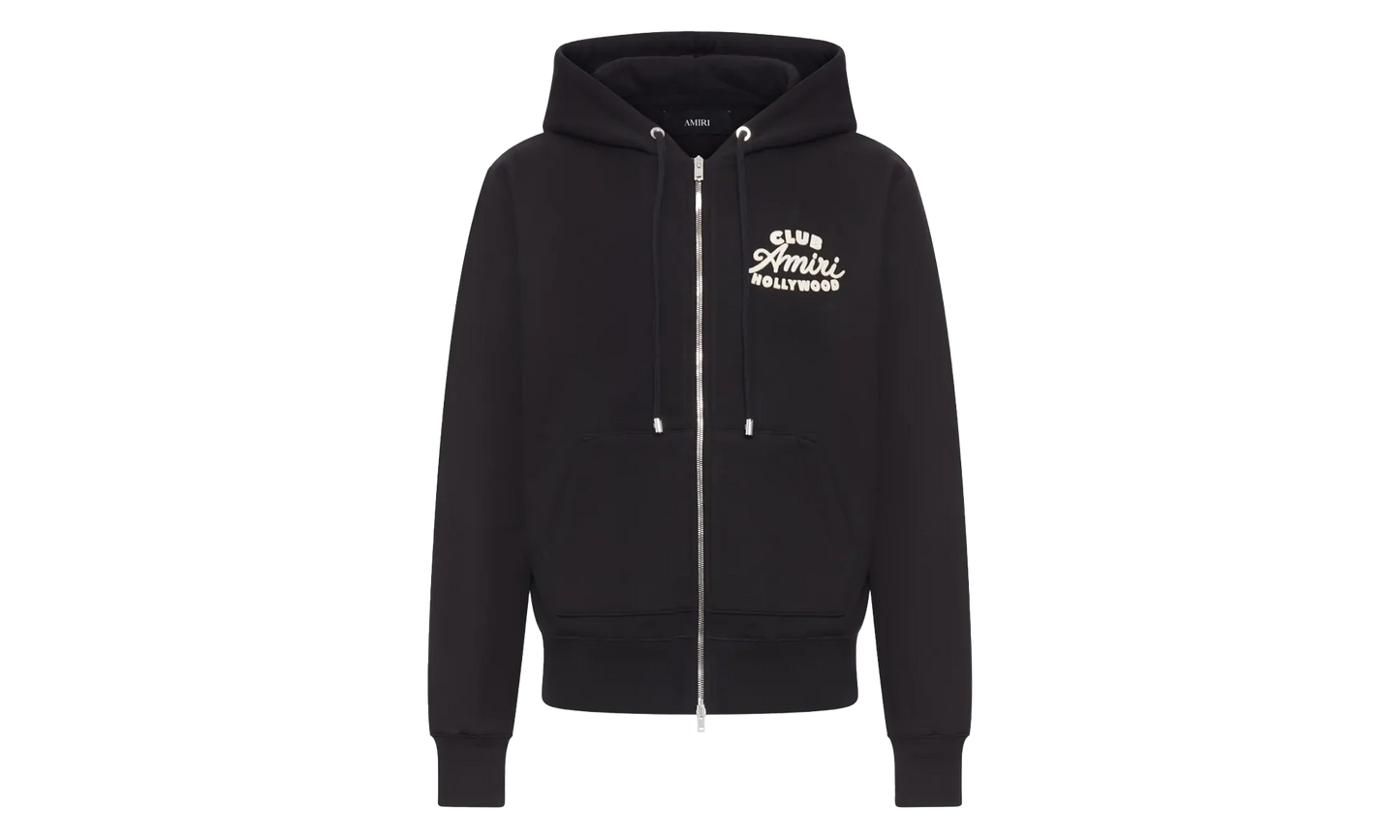 Club Amiri Zip Hoodie "BLACK" AMJYHD1123