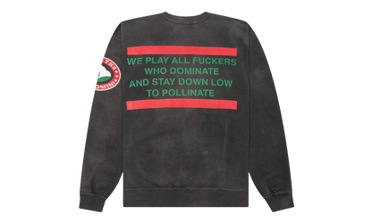 STTRS Logo Crewneck Sweatshirt "Saint Michael - Black" DT363