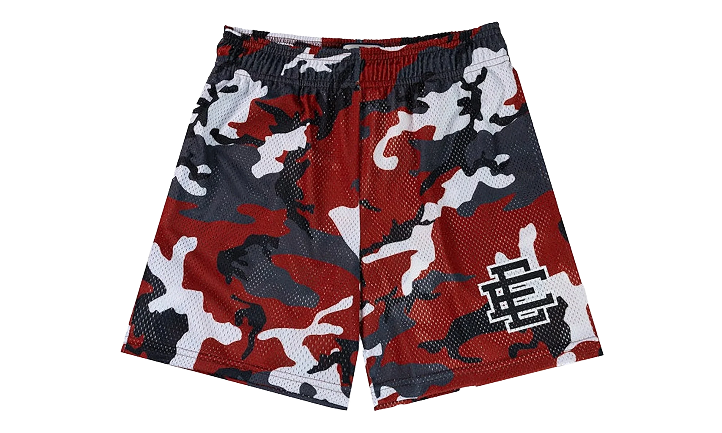 EE BASIC SHORT "SS24 - Maroon/Black Camo" EE719